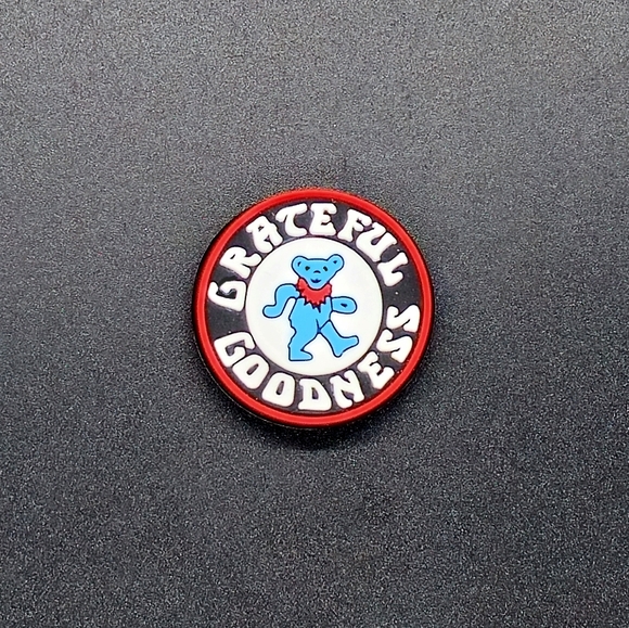 (5/$15) Grateful Dead Croc Charm - Picture 1 of 2